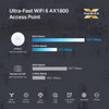 TPLink EAP610 Omada Business WiFi 6 AX1800 Wireless Gigabit Access Point Support Mesh OFDMA Seamless Roaming MUMIMO SDN
