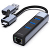 BENFEI 4in1 USBCUSB 30 to Ethernet Adapter with 3USB 30 Ports Compatible for iPhone 15 Series MacBook ProAir 20232022202