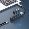 BENFEI 4in1 USBCUSB 30 to Ethernet Adapter with 3USB 30 Ports Compatible for iPhone 15 Series MacBook ProAir 20232022202