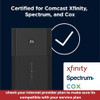Motorola MG8725 WiFi 6 Router MultiGig Cable Modem 2in1 Device Approved for Comcast Xfinity Cox Spectrum Up to 6000 Mbps