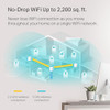 TPLink Deco WiFi 6 Mesh WiFi SystemDeco X20 Covers up to 2200 SqFt Replaces Wireless Internet Routers and Extenders 1Pac
