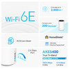 TPLink Deco XE75 Pro AXE5400 TriBand WiFi 6E Mesh Router 25G WANLAN Port 2 x Gigabit LAN Ports Covers up to 2900 SqFt Re