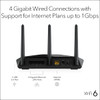 NETGEAR Nighthawk WiFi 6 Router RAX30 5Stream DualBand Gigabit Router AX2400 Wireless Speed Up to 24 Gbps Coverage Up to