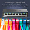 DLink 8Port 25GB Unmanaged Gaming Switch with 8 x 25G MultiGig Network Fanless Plug Play DMS108Black