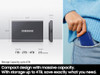 SAMSUNG T7 Portable SSD 2TB External Solid State Drive Speeds Up to 1050MBs USB 32 Gen 2 Reliable Storage for Gaming Stu
