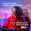 HyperX Cloud III Wired Gaming Headset PC PS5 Xbox Series XS Angled 53mm Drivers DTS Spatial Audio Memory Foam Durable Fr