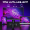 Redragon Wireless Gaming Mouse TriMode 24GUSBCBluetooth Mouse Gaming 12000 DPI RGB Backlit Fully Programmable Rechargeab