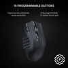 Razer Naga V2 HyperSpeed Wireless MMO Gaming Mouse 19 Programmable Buttons HyperScroll Technology Focus Pro 30K Optical