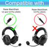 LEFXMOPHY Blackshark V2 Mic Replacement for Razer BlackShark V2 and V2 Pro Wireless Gaming Headset 35mm Detachable Game