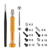 eXtremeRate Cross Opening Screwdrivers Kit Assemble Disassemble Tools Set with Springs and Tweezers Screws for Nintendo