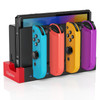 Charging Dock Compatible with Nintendo Switch OLED Model Joycons Joycon Controller Charger Dock Station for Charges up t