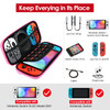 ivoler Carrying Case for Nintendo Switch and NEW Switch OLED Model2021Portable Hard Shell Pouch Carrying Travel Game Bag