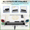 FUNDIARY White of Zelda Switch Dockable Case for Nintendo Switch Shockproof Case Protector Accessories for Switch Consol
