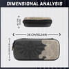 FUNDIARY Black Carrying Case for Nintendo Switch and Switch OLED with Zelda Kingdom Design Shockproof Accessories with P