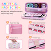 HYPERCASE Pink Cute Little Elf Switch OLED Accessories Bundle with Portable Switch OLED Carrying Travel Case Pouch Hards