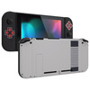 eXtremeRate DIY Replacement Shell Buttons for Nintendo Switch Soft Touch Back Plate for Switch Console Custom Housing Ca