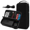 FUNDIARY Black Carrying Case for Nintendo Switch and Switch OLED with Zelda Design Shockproof Accessories with Portable