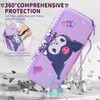HYPERCASE Purple NSOLED Switch Carrying Travel Bag Cute Hard Shell Switch Case for NSOLED Console Controller Grip Access