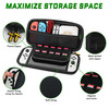 FUNDIARY Tear of The Kingdom Carrying Case for Nintendo Switch and Switch OLED Black of Zelda Portable Travel Bag Access
