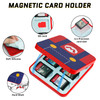 FUNDIARY Travel Carrying Case for Nintendo Switch and Switch OLED with Super Mario Design Red and Blue Accessories Bundl