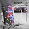 FUNDIARY Black Carrying Case for Nintendo Switch Cute Mushroom Accessories Bundle for Switch Console with Travel Case Po