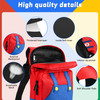 GLDRAM Theme for Mario Switch Travel Bag Cute Carrying Bag for Nintendo Switch 2NSOLEDLite Breathable Switch Crossbody S