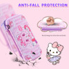 HYPERCASE Cute Cat Switch Case Kit for NS Accessories Storage with Portable Travel Carrying Bag Pouch Soft Switch Protec