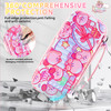 HYPERCASE Cute Pink Switch Carrying Travel Case Portable Anime Switch NSOLED Console Acceesories Storage Bag Pouch with