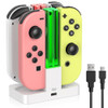 FastSnail Charging Dock for Nintendo Switch for Joy Con OLED Model Controller with Lamppost LED Indication Pro Controlle