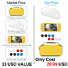 Case and Protective Case Compatible with Nintendo Switch Lite Accessory Set YUANHOT Carry Case Case for Switch Lite Scre