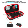 Accessories Bundle Pack for Nintendo Switch OLED Model2021 Family Party Kit with Carrying Case Joy Con Charging Dock Gri