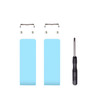 eXtremeRate 2 Set of Heaven Blue Replacement Kickstand for Nintendo Switch Console Back Bracket Holder Kick Stand for Ni