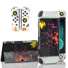 Halloween Protective Cover Compatible with Switch OLED Includes Cat Paw Thumb Grip Caps and Screen Protector for Boys an