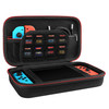 GEEKRIA Shield Carrying Case Compatible with Nintendo Switch OLED Console Protective Travel Bag with Space for Cable Cha