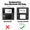 TNP New 3DS Case Ultra Clear Crystal Transparent Hard Shell Protective Case Cover Skin for New 2015 Nintendo 3DS