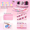 HYPERCASE Cute Anime Switch Lite Case Kit with Pink Travel Carrying Bag for Lite Accessories Storage Softshell Switch Li