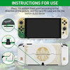 GLDRAM Theme for Zelda Protective Case Compatible with Nintendo Switch OLED AntiScratch Accessories Bundle for Tears of