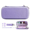 HYPERCASE Purple Carrying Case for Nintendo Switch or OLED Shockproof Protective Hard Shell Travel Case for Switch Conso