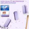 HYPERCASE Purple Carrying Case for Nintendo Switch or OLED Shockproof Protective Hard Shell Travel Case for Switch Conso