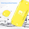 Switch Lite Case Clear Protective Case Cover with HD Tempered Screen Protector and Thumb Grip Caps for Nintendo Switch L