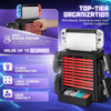 TNP Switch Organizer Station Game Storage Tower Stand for Nintendo Switch OLED with Dock Holder 10 Game Case Vertical Sh