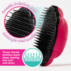 Knot Genie Detangling Hair Brush for Kids (Peaceful Purple) | Original Size | Perfect Detangling Brush for Curly Hair, Gently Separate Tangles, Leave online at globaldelivered