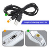 ECSiNG 2PCS 2 in 1 USB Data Charging Cable Charger Compatible with Sony PSP 1000 2000 3000 Console Portable Replacement