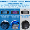 OSTENT 1200mAh 36V Liion Polymer Lithium Ion Rechargeable Battery Pack Replacement for Sony PSP 20003000 PSPS110 Console