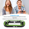 Zopsc Game Console Metal Case for 1000 Console Replacement Aluminum Alloy Protective Hard Case Green
