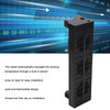 Auto Cooling Fan for Slim Intelligent Automatic Temperature Sensor Controlled Radiator External USB Cooler 3 Fan Low Noi