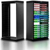 Universal Game Storage Tower Stores 18 Game or BluRay Disks Game Holder Rack for PS4 PS5 Xbox One Xbox Series XS Nintend