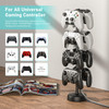 MANMUVIMO Headphone Controller Storage Holder for Desk 4 Tiers with AntiSlip Stable Suction Cup Controller Holder Univer