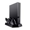 OSTENT Dual Controller Charger Cooling Fan USB Hub Vertical Stand for Sony PS4SlimPro Console
