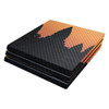 MightySkins Carbon Fiber Skin for Sony PS4 Pro Console Sunset Architecture Protective Durable Textured Carbon Fiber Fini